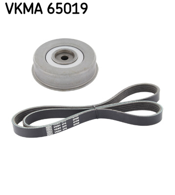 V formos rumbuotas diržas, komplektas - VKMA 65019 SKF